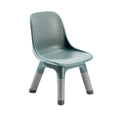 **Chaise en plastique ergonomique avec pieds en métal**